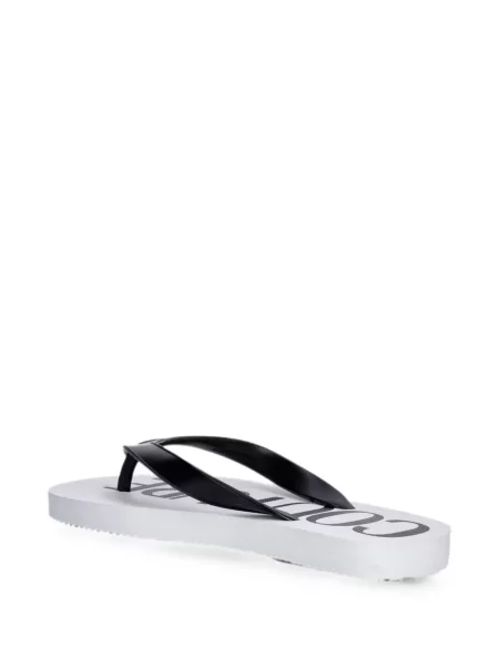 Șlapi Versace Jeans Couture cu imagine negru