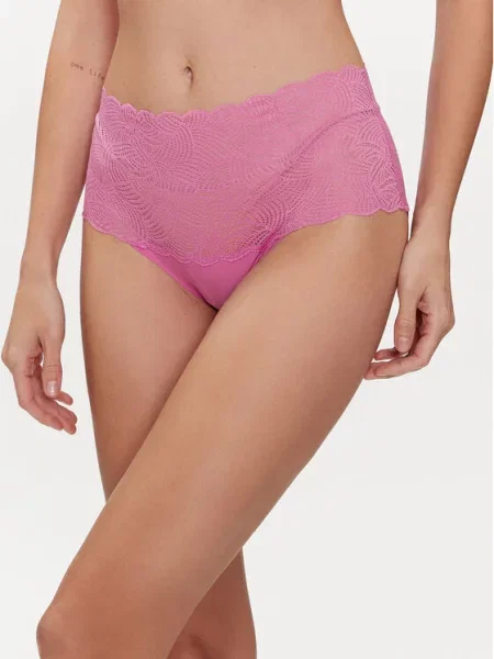 Chantelle Figi klasyczne z wysokim stanem Soft Stretch różowy