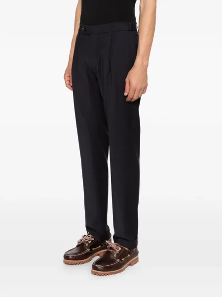 Pantaloni Berwich plisate negru