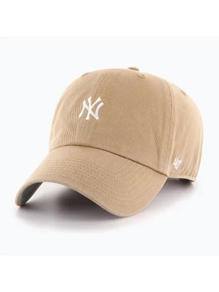 Czapka Brand MLB Clean Up Base Runner New York Yankees Beige Universal beżowa