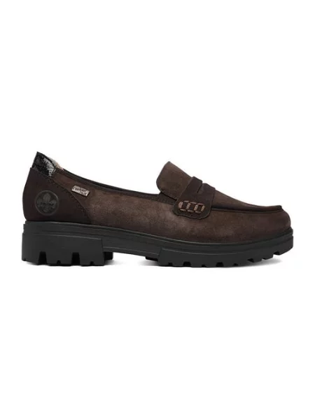 Loafersy brązowe