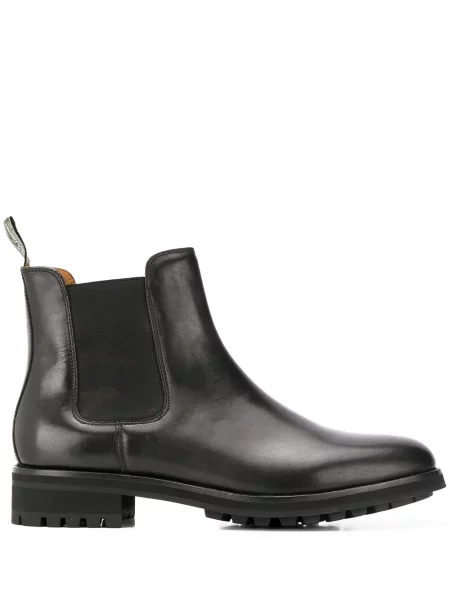 Cropp cizme scurte Polo Ralph Lauren slip-on negru