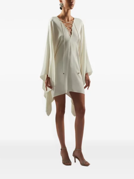 Rochie mini Taller Marmo cu șireturi din dantelă