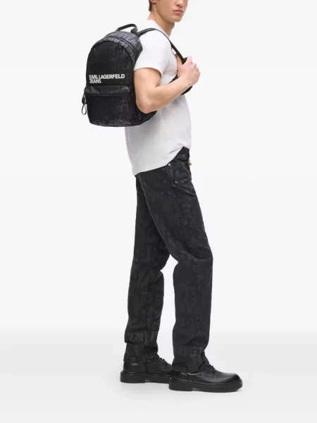 Rucsac Karl Lagerfeld Jeans cu imagine negru