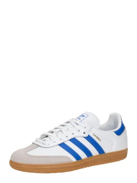 ADIDAS ORIGINALS Nízke tenisky SAMBA / tmavošedá / biela modrá
