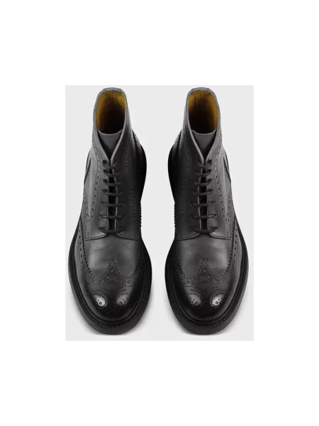 Buty do kostki Doucal's skórzane czarne