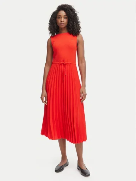 Tommy Hilfiger Vsakodnevna obleka oranžna