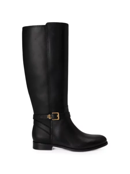 Botine Lauren Ralph Lauren din piele negru