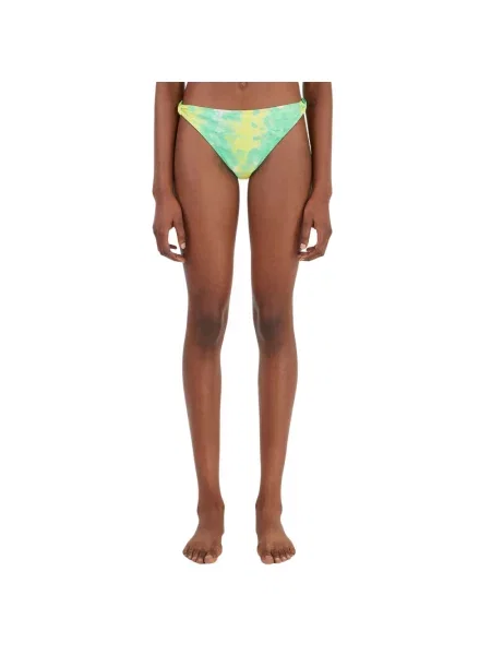 Bikini Ganni z nadrukiem zielone