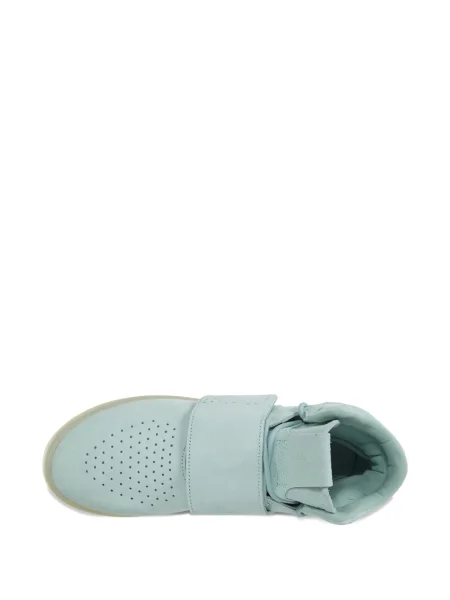 Sneakerși Adidas Tubular cu autograf cu bretele slip-on gri