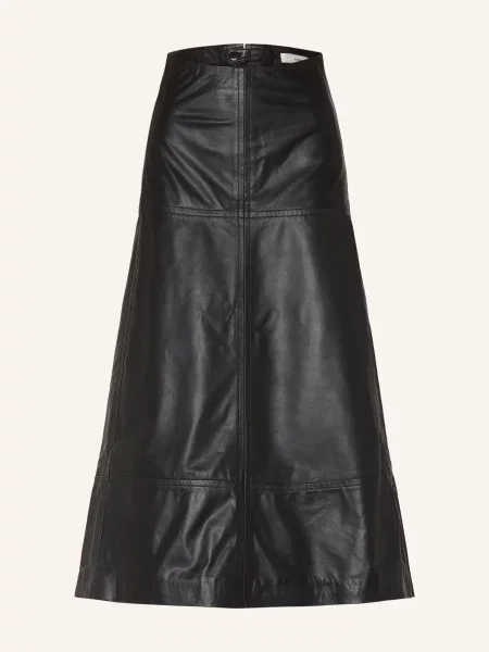Inwear Kožená Sukně Celinaiw černá