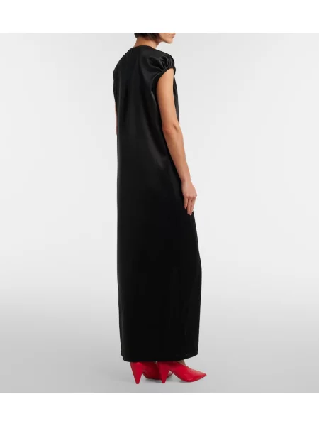 Rochie maxi Loewe din satin negru