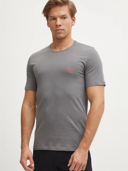 HUGO kratka majica T-SHIRT RN TRIPLET P paket 3 kosov bela