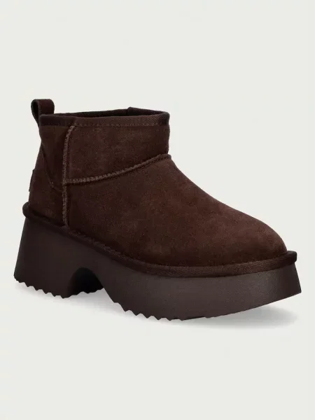 Goe botine pentru femei din piele maro