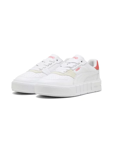 PUMA sneakersy Cali Court Match Buty Biały/Peach Frost białe