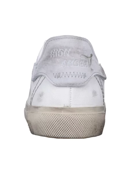 Sneakersy Hidnander skórzane białe
