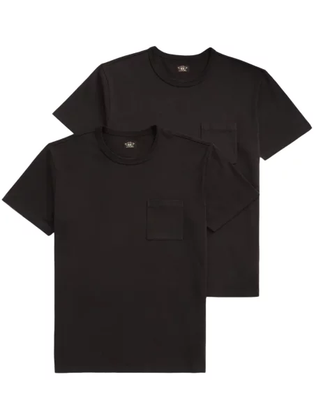 Tricou Ralph Lauren Rrl din jerseu negru