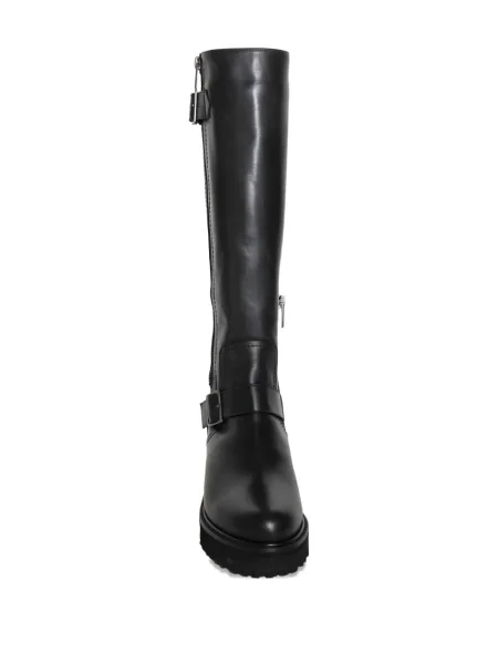 Botine Chuckies cu cataramă negru
