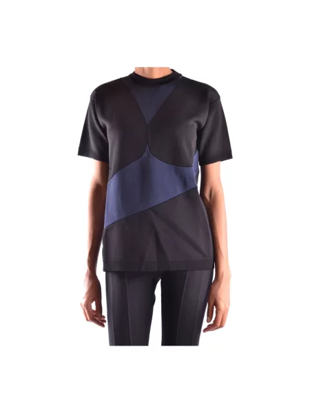 Koszulka Prada w paski czarna