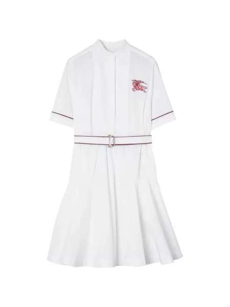 Rochie Burberry cu motiv cu inimi alb