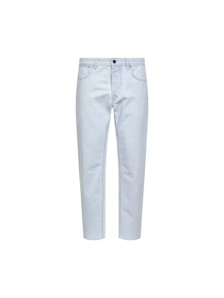 Proste jeansy Stone Island z kamieniami z 5 kieszeniami niebieskie