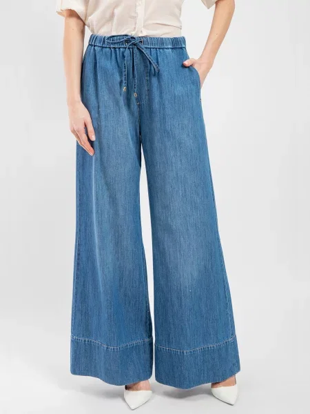 Штани палаццо KOCCA синій