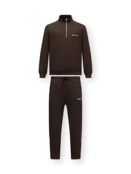 JACK & JONES Trening JORNORREBRO maro alb