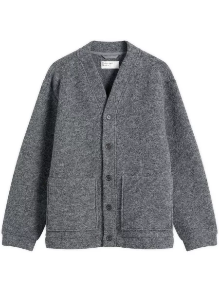 Sweter Universal Works wełniany szary