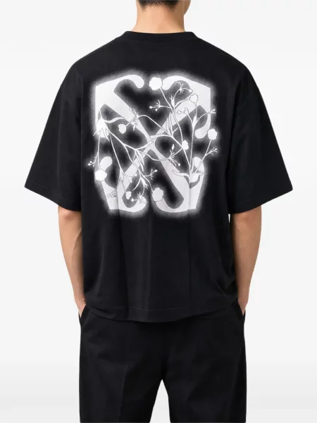 Tricou Off-white cu imagine alb