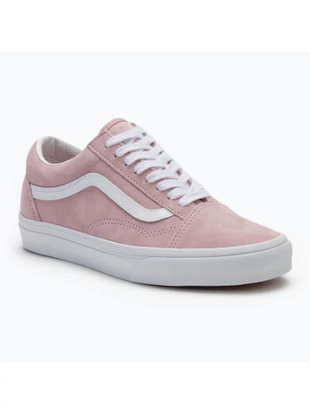 Semišové tenisky Vans Old Skool růžové