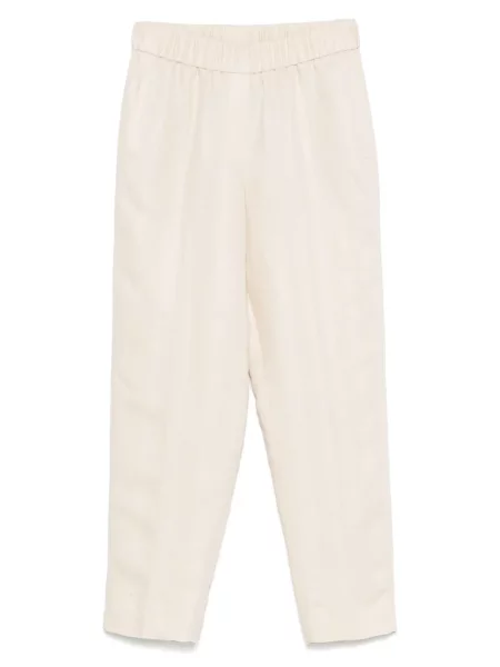 Pantaloni Peserico din țesătură twill