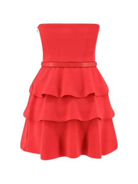 Cu centură rochie mini Elisabetta Franchi roșu