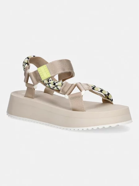 Tommy Jeans Sandali Tjw Eva Rope Sandal bež