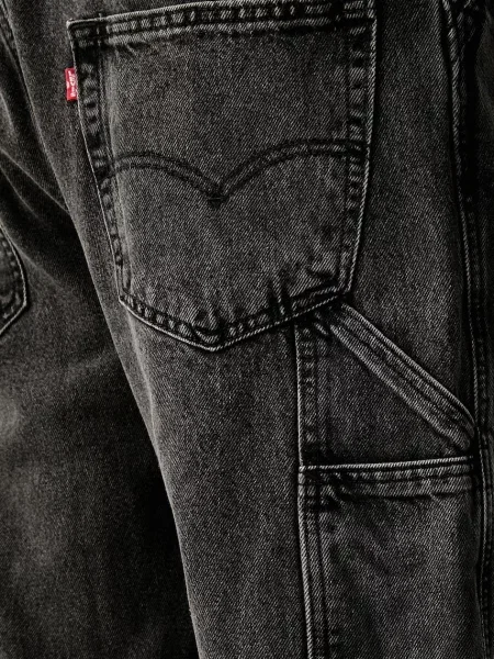 Дънки с широки крачоли Levi's® черно
