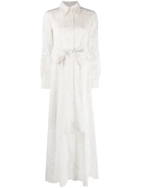 Lung rochie Alberta Ferretti cu model floral cu imagine