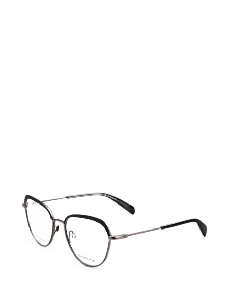 Ochelari de soare Rag & Bone cu imprimeu geometric negru