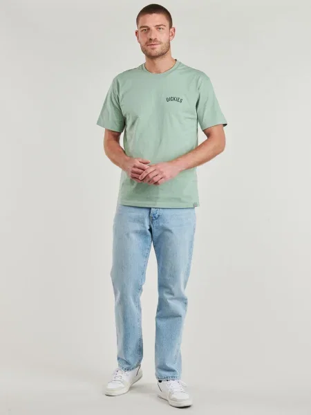 Tricou Dickies cu model piele de șarpe verde