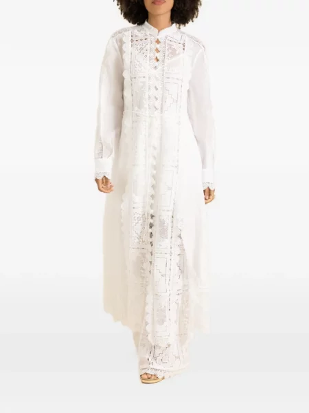 Pantaloni Zimmermann alb