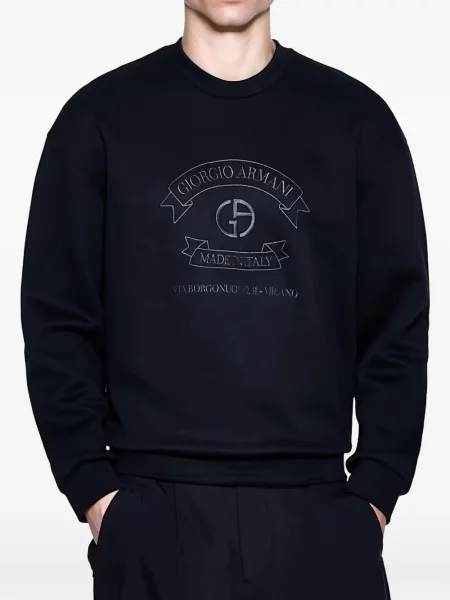Hanorac Giorgio Armani cu autograf albastru