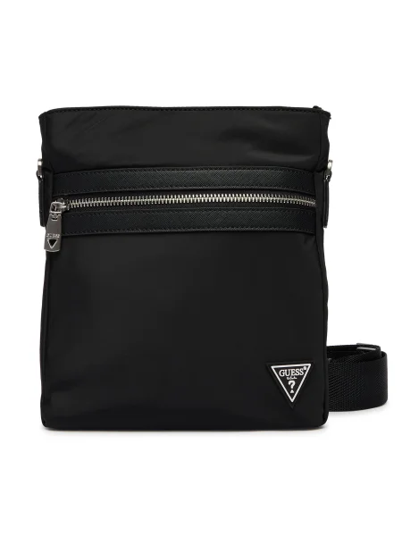 GUESS Geantă de umăr BERLIN' negru