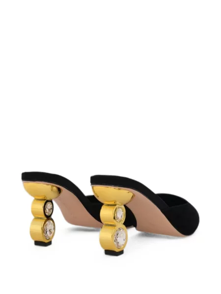 Papuci tip mules Kat Maconie negru