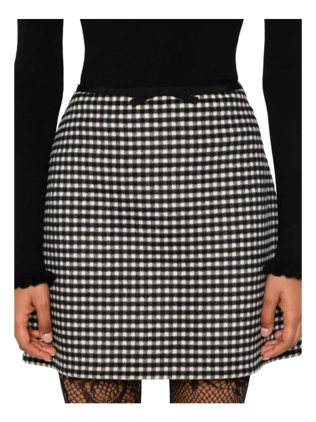 Fusta mini Valentino Garavani negru