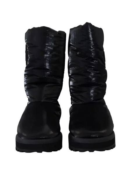 Matlasat botine Dolce & Gabbana negru
