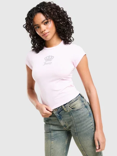 Juicy Couture Tričko Crown Baby Tee