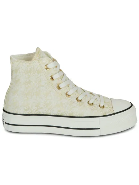 Pantofi Converse cu platformă bej