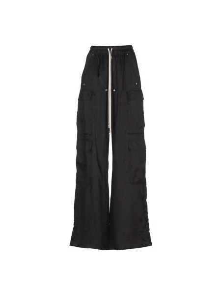 Spodnie cargo Rick Owens czarne