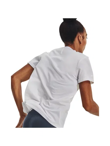 Tricou Under Armour Seamless Stride SS White M gri