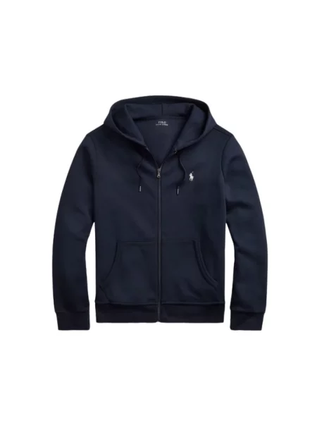 Polo Ralph Lauren bluza granatowy z kapturem gładka niebieska