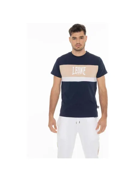 Scurt tricou Leone 1947 cu mâneci scurte albastru