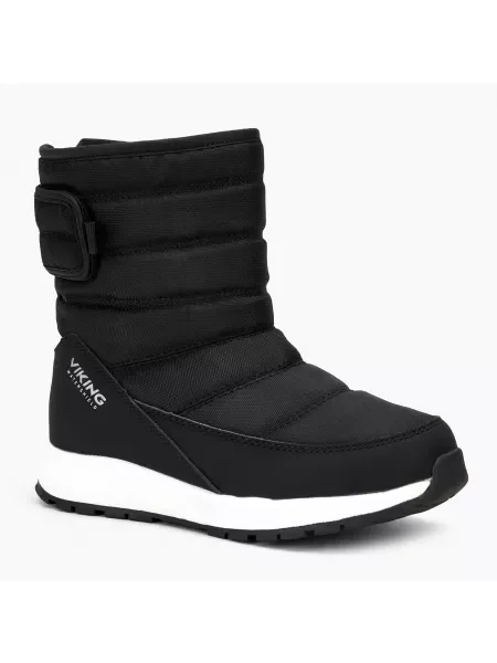 Buty dziecięce Viking Footwear Equip Pull-on Warm WP 1V czarne